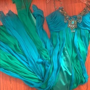 Floor length formal dress